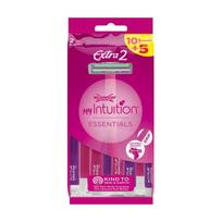 Vienkartiniai skustuvai Wilkinson Sword My Intuition Extra2 Essentials moterims, 15 vnt.