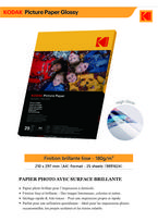 Kodak 180gsm 9.1 mil Glossy A4x25