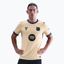Vyriški futbolo marškinėliai Nike FC Barcelona 2025/26 Match Away team gold/team gold/persian violet/black