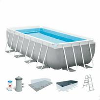 Išmontuojamas baseinas Intex Prism Frame 10.874 l Pilka 488 x 244 x 107 cm