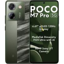 Išmanusis Telefonas Poco M7 PRO 8+256GB DS 5G Mediatek Dimensity 6100+ 8GB RAM 256GB Žalia
