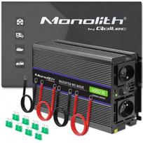 Qoltec Qoltec Monolith 4000 MS Wave įtampos keitiklis | 12V į 230V | 2000/ 40