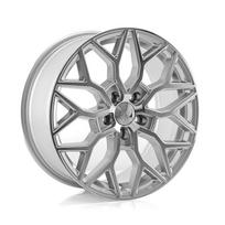 R18x8J 5x120 ET50 CB-72.6 GLOSS SILVER & POLISHED