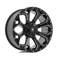R20x9J 5x115 ET20 CB-73.1 SATIN BLACK & CHAMFERED