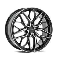 R19x8.5J 5x114.3 ET40 CB-72.6 GLOSS BLACK & POLISHED