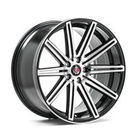 R19x8.5J 5x114.3 ET45 CB-72.6 GLOSS BLACK & POLISHED