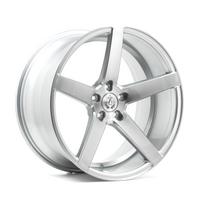 R19x9.5J 5x114.3 ET40 CB-72.6 GLOSS SILVER & POLISHED