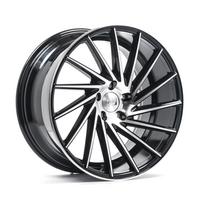 R18x8J 5x120 ET42 CB-72.6 GLOSS BLACK & POLISHED