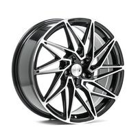 R18x8J 5x120 ET40 CB-72.6 GLOSS BLACK & POLISHED