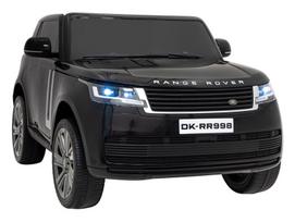 Dvivietis elektromobilis vaikams Range Rover, juodas