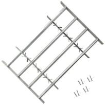 vidaXL Reguliuojamos apsauginės grotelės langams, 2vnt., 1000-1500mm
