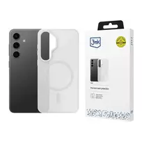 3mk Protection 3mk Smoke MagCase phone case with MagSafe support for Samsung Galaxy S25 (S931), transparent white