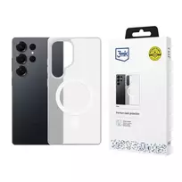 3mk Protection 3mk Smoke MagCase phone case with MagSafe support for Samsung Galaxy S25 Ultra (S938), transparent white