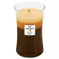 Woodwick Café Sweets scented candle with wooden wick, 609.5 g
