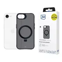 3mk Protection 3mk Smoke Case Mag AND Stand for Apple iPhone 16E in black
