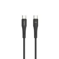 T-Phox GENTLE data transfer and charging cable | USB-C to USB-C | 60W | 1m | black