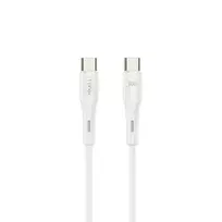T-Phox GENTLE data transfer and charging cable | USB-C to USB-C | 60W | 1m | white
