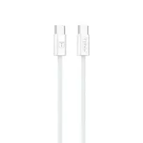 T-Phox CC15 SERIES data transfer and charging cable | USB-C to USB-C | 60W | white
