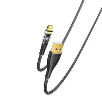 Yesido CA104 data transfer and charging cable | USB-A to USB-C | 18W | 1.2m | black