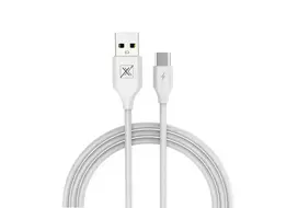 MAXXIMUS MX SET data transfer and charging cable | USB-A to USB-C | 12W | 1m | white