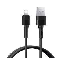 Remax LEYA SERIES RC-C093 data transfer and charging cable | USB-A to Lightning | 12W | black