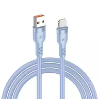 T-Phox BOLD data transfer and charging cable | USB-A to Lightning | 15W | blue