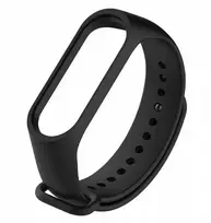 Telcon M3/M4 smartwatch strap for Xiaomi Mi Band 3/4 | Silicone | black