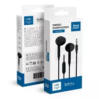 Blue Star 3.5 mm Jack Wire Earphones PA-E65, 1.2 m, Black