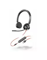 Poly 3.5 mm Jack Wired Headphones / USB-A Blackwire C3215 Black