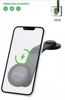 T-Phox Mag On magnetic car phone holder with 15W wireless charging black