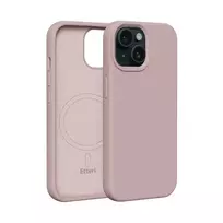 Etteri Silicone Mag phone case with MagSafe support for iPhone 13, pink