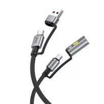 Hoco U138 data transfer and charging cable | USB-A to USB-C | QC 3.0 | 60W | 1.2m | black