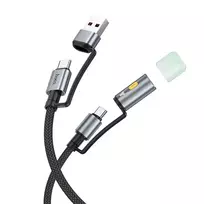 Hoco U138 data transfer and charging cable | USB-A to USB-C | QC 3.0 | 60W | 1.2m | black