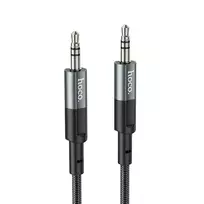 Hoco 3.5 mm AUX Cable to 3.5 mm Jack, 1 m, UPA23, metal gray