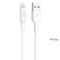Hoco X25 data transfer and charging cable | USB-A to Lightning | 10W | 1m | white