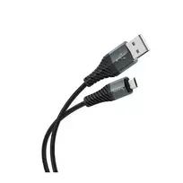 Hoco X38 data transfer and charging cable | USB-A to Lightning | 12W | 1m | black