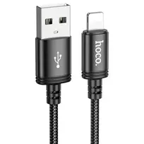 Hoco X91 data transfer and charging cable | USB-A to Lightning | 12W | 3m | black