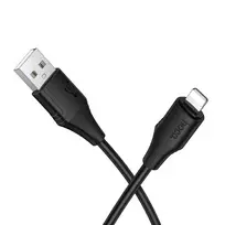 Hoco X124 data transfer and charging cable | USB-A to Lightning | 12W | 1m | black