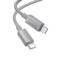 Hoco X107 data transfer and charging cable | USB-C to USB-C | PD, QC 3.0 | 60W | 1m | gray