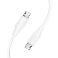 Hoco X124 data transfer and charging cable | USB-C to USB-C | PD, QC 3.0 | 60W | 1m | white