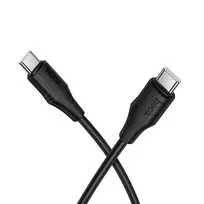 Hoco X124 data transfer and charging cable | USB-C to USB-C | PD, QC 3.0 | 60W | 1m | black