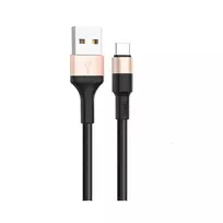 Hoco X26 data transfer and charging cable | USB-A to USB-C | 10W | 1m | black, gold
