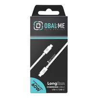 Obal:Me LongRun data transfer and charging cable | USB-C to USB-C | 60W | 2m | white