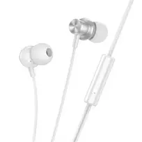 Hoco Wire earphones, 3.5 mm Jack M110 silver