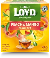 Loyd Flavored black tea with mango and peach flavor 20x1.8g (tea bags)