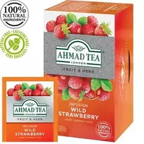 Ahmad WILD STRAWBERRY Tea, 20 tea bags x 2 g per pack