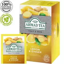 Ahmad Herbal tea ALE LEMON  AND  GINGER, 20 tea bags x 2 g package
