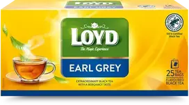 Loyd Earl Grey Black Tea, 25 x 1.7 g