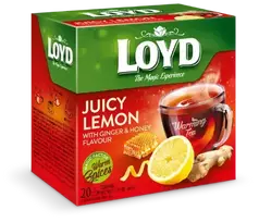 Loyd Herbal tea Pyramids with a warming effect Juicy Lemon with ginger and honey, 20x2 g