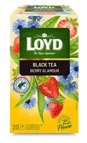 Loyd Flavored black and green tea blend Berry Glamour 20x1.75 g